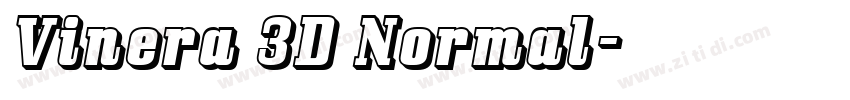 Vinera 3D Normal字体转换